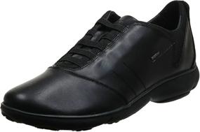 img 4 attached to Geox Nebula Walking Black Leather Men's Shoes for Athletic