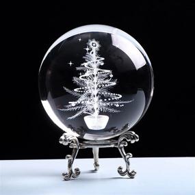 img 4 attached to Crystal System Planet Christmas Engraved