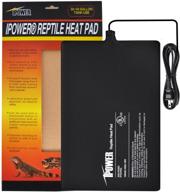 🔥 impressive 8x12 inch ipower reptile heat pad: ideal under tank terrarium warmer for turtle, lizard, frog, snake, reptile, and other small animals - 16w heating mat! logo