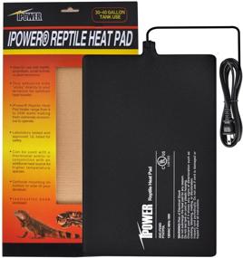 img 4 attached to 🔥 Impressive 8x12 Inch iPower Reptile Heat Pad: Ideal Under Tank Terrarium Warmer for Turtle, Lizard, Frog, Snake, Reptile, and Other Small Animals - 16W Heating Mat!