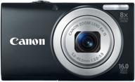 📸 canon powershot a4000is 16.0 mp digital camera - 8x optical zoom, 28mm wide-angle lens, hd video recording, 3.0-inch lcd - black logo