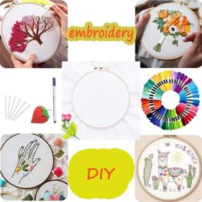 img 2 attached to 🧵 Easy DIY Embroidery Starter Kit with Detailed Instructions and Patterns – Cross-Stitching and Embroidery Set with Colorful Threads, Tools, and Embroidery Clothes
