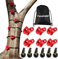 🌳 tuahoo backyard ninja tree climber: rock climbing holds for kids and adults - ultimate outdoor obstacle course логотип