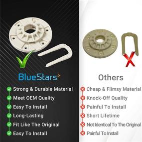 img 3 attached to 🔧 Blue Stars Ultra Durable W10528947 Washer Basket Driven Hub Kit - Easy Install, Fits Whirlpool Kenmore Washers - Replace AP5665171 W10396887 W10528947VP PS6012095