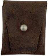 handmade leather minimalist pouch: coin/cash/wallet organizer 👝 + 101 year warranty from hide & drink logo