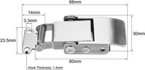 img 2 attached to Пружинные фиксаторы из нержавеющей стали Uxcell