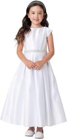 img 4 attached to IGirldress: Exquisite Communion, Pageant, Wedding, and Birthday Girls' Clothing Collection