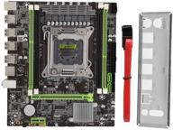 компьютерная материнская плата lga 2011 с поддержкой памяти ddr3 reg ecc, сетевой картой rtl8111h gigabit, полноценным дизайном твердотельных конденсаторов на всей плате и совместимостью sata3.0 с графическими картами серии rx. логотип