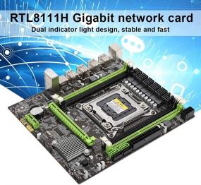 img 3 attached to Компьютерная материнская плата LGA 2011 с поддержкой памяти DDR3 REG ECC, сетевой картой RTL8111H Gigabit, полноценным дизайном твердотельных конденсаторов на всей плате и совместимостью SATA3.0 с графическими картами серии RX.