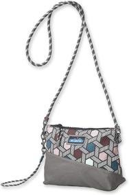 img 2 attached to 👜 KAVU Rockfern Zip Handbag Pouch featuring Crossbody Rope Strap for Enhanced SEO