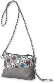 img 1 attached to 👜 KAVU Rockfern Zip Handbag Pouch featuring Crossbody Rope Strap for Enhanced SEO