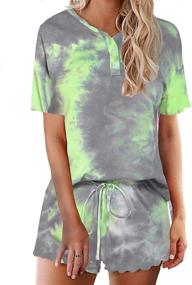 img 4 attached to Одежда для сна Пижамы с рукавами Lounge Nightwear