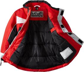 img 1 attached to ❄️ Rothschild Little Snowboard Snowsuit in Charcoal for Boys - Jackets & Coats