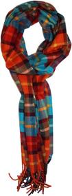 img 2 attached to Ted Jack Classic Cashmere Checkered Women's Accessories and Scarves & Wraps