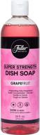 🍽️ fuller brush super strength liquid dish soap: powerful & economical choice for sparkling clean dishes, utensils, countertops – invigorating grapefruit fragrance logo