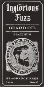 img 3 attached to Inglorious Fuzz Beard Growth Oil: Advanced Conditioner for Facial Hair and Skin - Fragrance Free - Enhances Beards for Superior Men