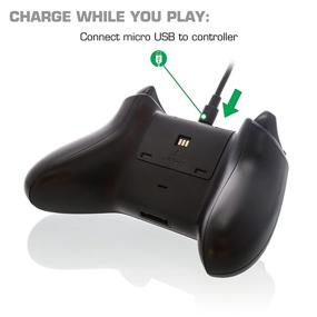 img 3 attached to 🎮 Optimized Xbox One Controller Charge and Sync Cable - Nyko Charge Link with Micro-USB Connection