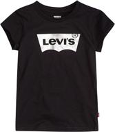 👚 levis little batwing t shirt metallic girls' clothing: shimmering style for fashionable young girls logo