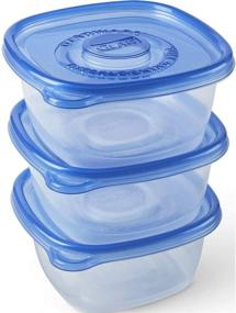 img 4 attached to 🍱 Glad Food Storage Containers - Tall Entrée Container - 42 oz - Set of 3