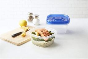 img 2 attached to 🍱 Glad Food Storage Containers - Tall Entrée Container - 42 oz - Set of 3