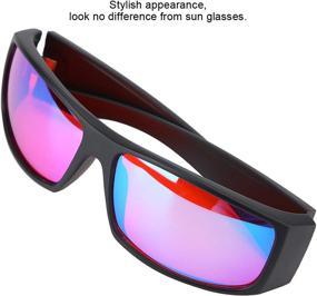 img 2 attached to 🌈 Colorblind Glasses for Red-Green Deficiency - Corrective Color Blindness Glasses for Improved Eyesight Indoors and Outdoors