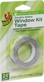 img 2 attached to 🦆 Duck brand 0.5-Inch by 24-Feet Double-Sided Indoor Replacement Tape for Window Kits - Single Roll