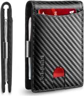 runbox minimalist leather wallets: sleek design with advanced blocking technology logo
