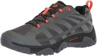 merrell men's waterproof monument sneaker: ultimate comfort and style in wet conditions logo