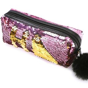 img 4 attached to Phogary Cosmetic Reversible Portable Students Travel Accessories