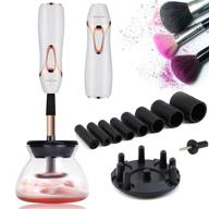🌈 dotsog 2021 upgraded makeup brush cleaner and dryer machine -super-fast electric brush cleaning spinner- automatic makeup brush tool for efficient cleaning (white) logo