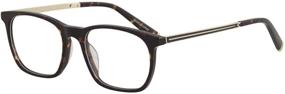 img 4 attached to John Varvatos Eyeglasses Tortoise Optical Men's Accessories