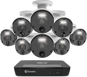 img 4 attached to 📷 Swann Security Camera System – 8 Camera 8 Channels POE NVR Master, 4K Upscale Video, Wired Surveillance, Indoor/Outdoor, Night Vision, Motion Detection + Heat, SWNVK-876808