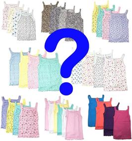 img 1 attached to 👚 Cotton Spaghetti Strap Undershirts for Girls - Assorted Colors, Girls' Clothing, Tops, Tees & Blouses