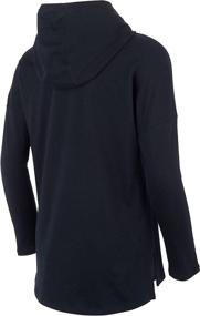 img 3 attached to Stylish and Sporty: Adidas Sleeve Hooded Heather Graphic Girls' Clothing and Active Gear