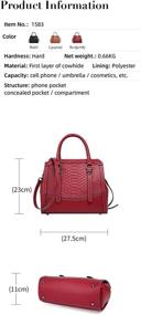 img 1 attached to ARKIAN Leather Shoulder Crossbody Designer