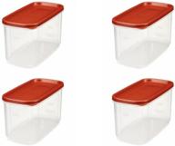 🔒 rubbermaid 10-cup dry food container (4-pack), clear - secure storage for dry food логотип