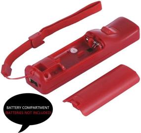 img 2 attached to 🎮 Enhanced Motion Plus Remote and Nunchuk Controller for Wii and Wii U Games (Red) - by NewBull