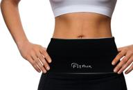 🏃 fit-flux premium running belt for women & men - fitness workout belt for runners - iphone 6 plus - black high tech level spandex material - unisex design - 100% satisfaction guaranteed logo