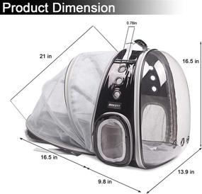 img 2 attached to BEIKOTT Expandable Backpack Carriers Transparent