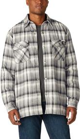 img 4 attached to Dickies Sherpa Flannel Jacket HydroShield: Ultimate Waterproof Comfort