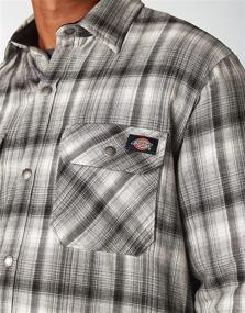 img 1 attached to Dickies Sherpa Flannel Jacket HydroShield: Ultimate Waterproof Comfort