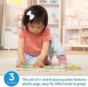 img 3 attached to 🧩 Melissa & Doug Animal Wooden Puzzles: Enhancing Cognitive Skills Through Play