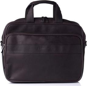 img 4 attached to 👜 Colombian Leather 15.6” Laptop Briefcase Portfolio by Alpine Swiss - Messenger Bag