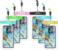 📱 glbsunion universal waterproof case: 6-pack cellphone dry bag for iphone, galaxy & more - underwater pouch with neck strap for beach, kayaking, travel & bath logo