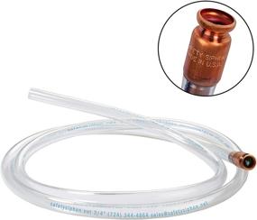 img 3 attached to 🔁 The Original Safety Siphon 10ft High Grade Hose with 3/4" Valve: Self Priming Pump for Fast 6 Gallon/Minute Liquid Transfer - Ideal for Pools, Fish Tanks, Fuel, and More