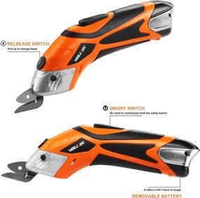 img 2 attached to 🔌 Cutting-edge Efficiency: VOLLTEK Electric Cordless Scissor Accessory for Industrial Power & Hand Tools