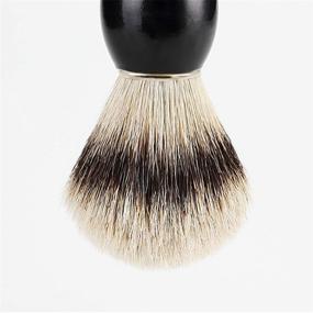 img 3 attached to 🪒 Bassion Hand Crafted Shaving Brush: Men's Luxury Salon Tool with Hard Wood Handle - Perfect Father's Day Gift from Daughter, Wife or Kids