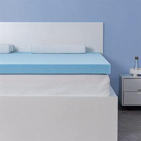 img 3 attached to Двухдюймовый матрасный топпер с гелевым покрытием и памятью "Memory Foam" - Мягкий матрасный прокладка - Размер "Queen" - Сертифицировано по CertiPUR-US.