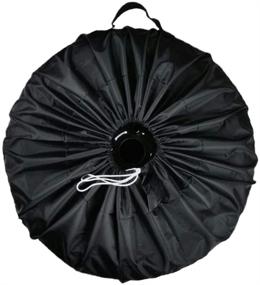 img 3 attached to Comily Plus 4Pcs/Set 210D Polyester Spare Tire Covers Storage Tote Bags With Handle Fit For 13&#34