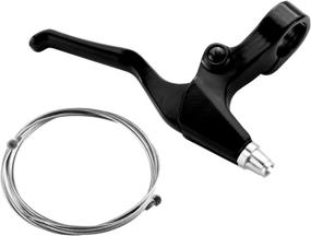 img 1 attached to Black CNC Bicycle Brake Lever: Ideal Mountain Bike Handlebar Brake Lever for MTB